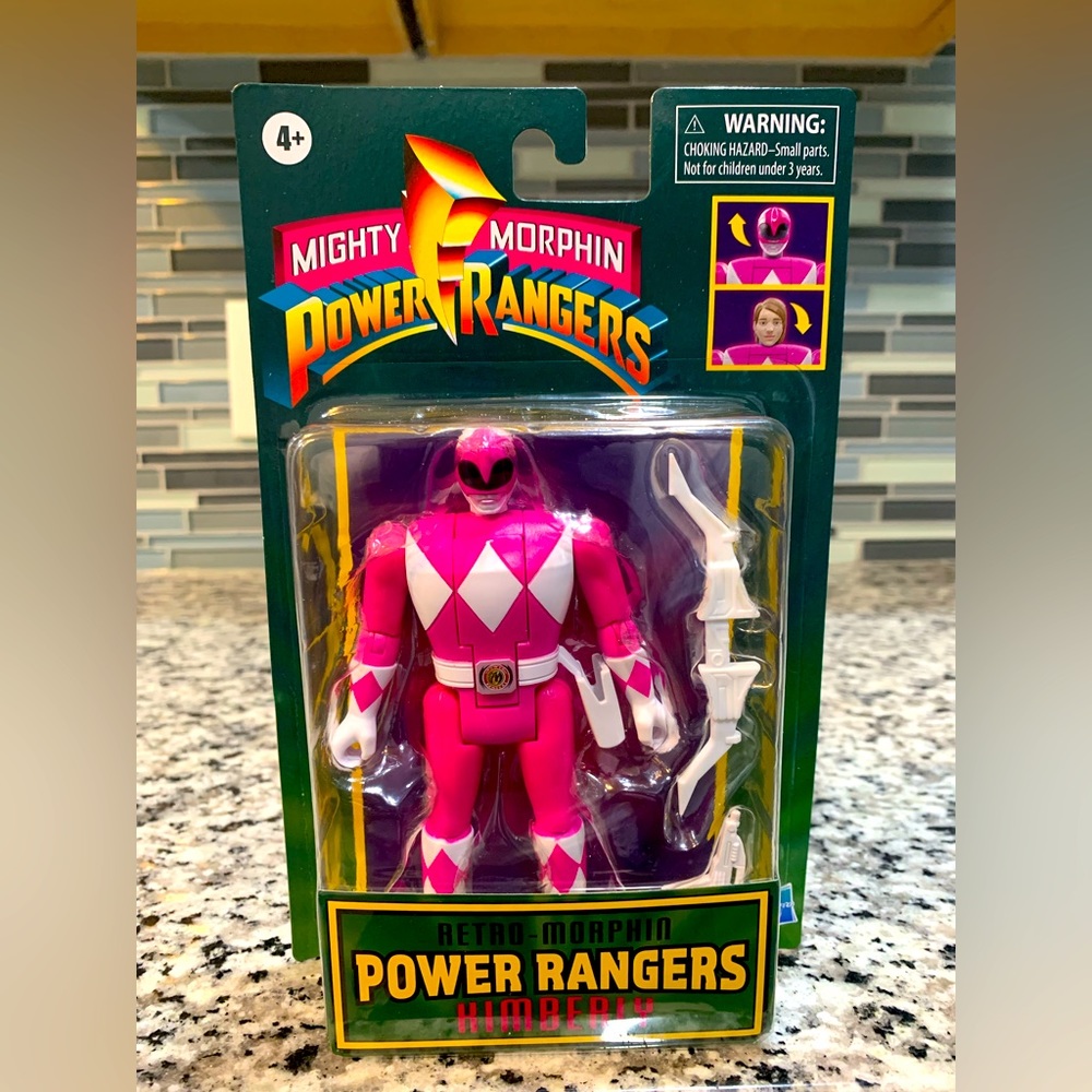Mighty Morphin Power Rangers Kimberly Pink Ranger 6” Retro-Morphin Fliphead